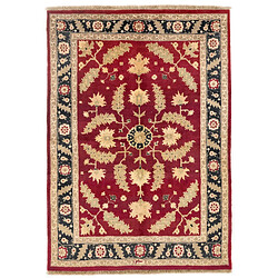 Vidal Tapis de laine 220x155 rouge Ziegler