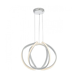 Luminaire Center Suspension décorative Alonsa blanche