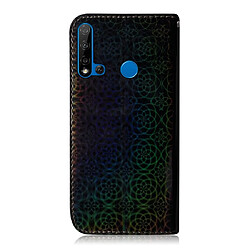 Avis Wewoo Housse Coque Pour Huawei P20 Lite 2019 / Nova 5i Couleur unie Boucle magnétique colorée Flip horizontal en cuir PU avec support et fentes cartes et portefeuille et lanière noir