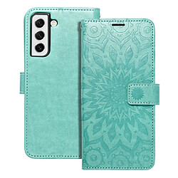 etui forcell mezzo book pour samsung a32 5g mandala vert