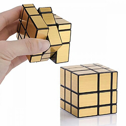 Universal Cube, cube speed cube 3x3x3, sticker fibre de carbone magique lisse cube brut, noir (or)