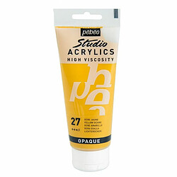 Pebeo Peinture acrylique opaque - Ocre jaune - 100 ml