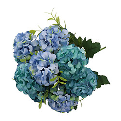 Avis fleurs artificielles de chrysanthème bouquet de mariage fête décoration bleu