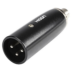 Adaptateur XLR Hicon HI-X3CI-MF XLR mâle - Cinch / RCA femelle 1 pc(s)