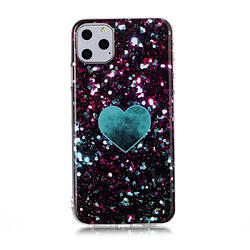 Wewoo Coque Souple Pour iPhone 11 Pro Modèle de dessin coloré IMD Workmanship Étui de protection en TPU Amour Vert