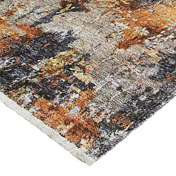 Avis Thedecofactory IMPRESSION ART - Tapis extra-doux effet peinture taupe 120x170