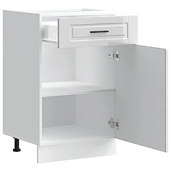 Acheter vidaXL Armoire de cuisine Porto blanc brillant bois ingénierie