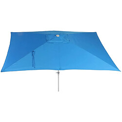 Acheter Decoshop26 Parasol de jardin 2x3m rectangulaire inclinable polyester/aluminium 4,5kg bleu 04_0003890