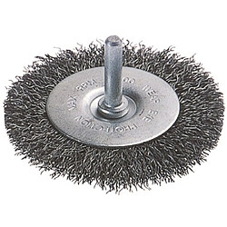 Wolfcraft 1 Brosse mét. circ. HEX Ø100x10mm