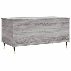 Maison Chic Tabls basse,Table Console pour salon Sonoma gris 90x44,5x45 cm Bois d'ingénierie -MN44229 pas cher