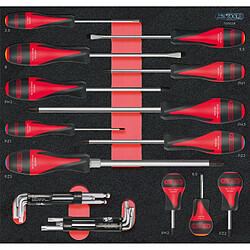 KS TOOLS Module de vissage, 28 pièces