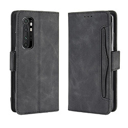 Etui en PU avec support couleur noir pour votre Xiaomi Mi Note 10 Lite