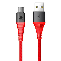 Wewoo Câble USB Câble de charge rond Z9 2A Micro Hi-tensile Synclongueur 100 cm rouge