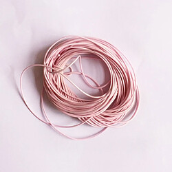 Avis Cire De 10m Corde De Corde En Nylon Pour Diy Bracelet Neckace Faisant Rose 1mm