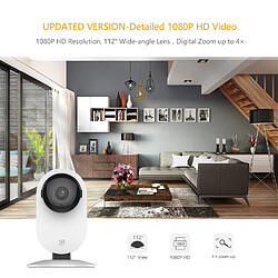 Acheter Universal Easy Home 1080P IP AI Surveillance Cam WiFi Détection humaine 2 voies Audio Vision nocturne Alarme active Cloud/SD Storage | Caméra de surveillance (114 * 80 * 32mm)