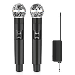 Yonis Microphone Sans Fil Avec Écran LED Noir