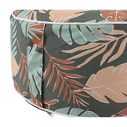 Acheter Mendler Pouf HWC-G31, Pouf Pouf de jardin, gonflable In-/Outdoor Spun Poly 29x55cm ~ Design de feuille