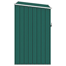 Avis Helloshop26 Abri de jardin cabane cabanon maison de stockage remise extérieur hangar outils robuste 87 x 98 x 159 cm acier galvanisé vert 02_0022380