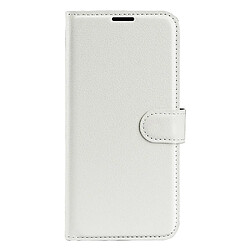 Etui en PU texture litchi blanc pour votre Samsung Galaxy A23 5G