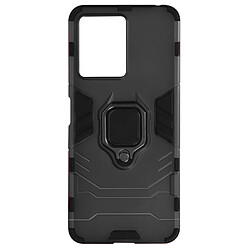 Avizar Coque pour Xiaomi Redmi Note 12 5G et 4G Antichoc avec Anneau Support Noir