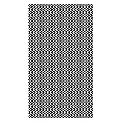 Alter Tapis de salle de bain, 100% Made in Italy, Tapis antitache avec impression numérique, Tapis antidérapant et lavable, Optique - Modèle Adebunmi, 90x52 cm