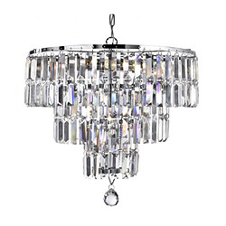 Searchlight Chandelier Empire Chrome 5 ampoules 97cm