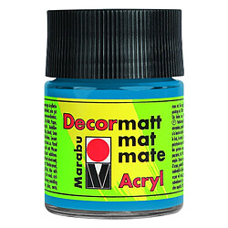 Marabu Peinture acrylique 'Decormatt', bleu azur, 50 ml ()