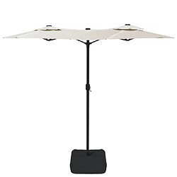 Acheter Maison Chic Parasol Jardin | Parasol à double tête blanc sable 316x240 cm - GKD64152