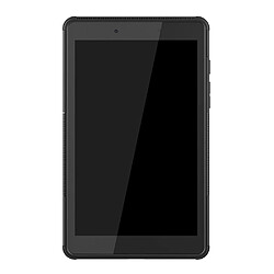 Acheter Coque en TPU modèle de pneu hybride avec béquille noir pour votre Samsung Galaxy Tab A 8.0 Wi-Fi (2019) SM-T290