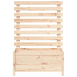 Acheter vidaXL Jardinière avec support 79x39,5x114 cm bois de pin massif