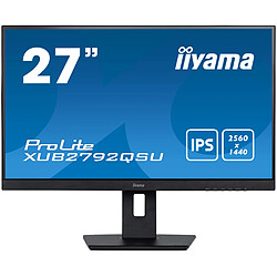 iiyama XUB2792QSU-B5 écran plat de PC 68,6 cm (27") 2560 x 1440 pixels Full HD LED Noir