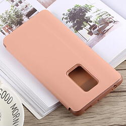 Avis Wewoo Housse Coque Etui en cuir à rabat horizontal Smart Texture Litchi pour HuMate 20 X, avec identification de l'afficheur (or rose)