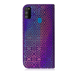 Avis Wewoo Housse Coque Pour Galaxy M30s couleur unie boucle magnétique coloré horizontale étui en cuir PU avec titulaire et fentes cartes et portefeuille et lanière violet