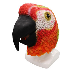 Halloween fête Latex Animal oiseau perroquets tête masque mascarade Costume Cosplay