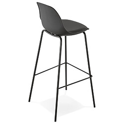 Acheter Alterego Tabouret de bar 'COOKIE' noir style industriel