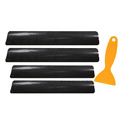 4Packs Autocollant de Seuil de Porte de Voiture 3D Bande de Plaque de Protection pour Véhicule Universel RV Pièces pas cher