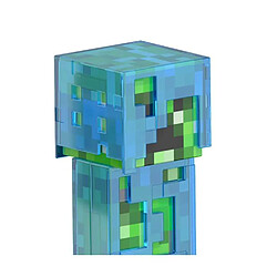 Mattel Minecraft Diamond Level Figurine Creeper avec son Arme Bloc TNT et Accessoires Multicolore pas cher