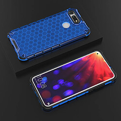 Acheter Wewoo Coque Souple PC + TPU en nid d'abeille antichoc pour Huawei Honor V20 bleu