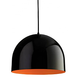 Luminaire Center Suspension House, noir et orange