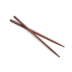 vhbw paire de baguettes chopsticks en bois - marron, classiquement naturel