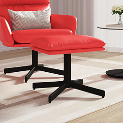 Maison Chic Repose-pied,Tabouret confortable Rouge 60x60x36 cm Similicuir -MN95251