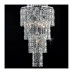 Lumière Chandelier New Chrome 85 Cm