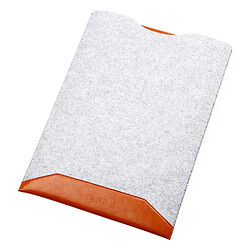 Avis Sacoche en cuir SOYAN avec tapis de souris pour Macbook Air 13.3 pouces / Pro 13.3 pouces - Marron clair