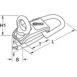 KS TOOLS 140.2400 Mini pince de traction