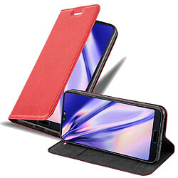 Cadorabo Coque Huawei P20 Etui en Rouge