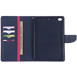 Acheter Wewoo Housse Étui Coque en cuir à rabat horizontal FANCY DIARY pour iPad Mini 2019avec porte-cartes et porte-cartesavec porte-monnaie Magenta