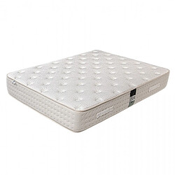 LUXURY LITERIE Matelas Purlux, 26cm, latex, indépendance du couchage, face été/hiver + Oreiller + Couette, 140x200cm