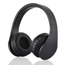 Chrono Casque Bluetooth sans fil sur l'oreille, casque stéréo Hi-Fi Rydohi avec basses profondes, modes pliables et légers, micro filaire et sans fil intégré pour téléphones portables, télévision, PC et voyages(noir) 