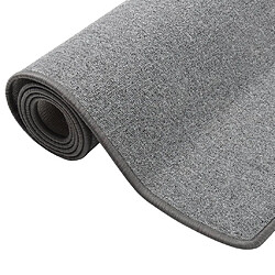 vidaXL Tapis de couloir Gris foncé 50x100 cm