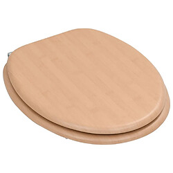 Avis Helloshop26 Siège de toilette abattant avec couvercle MDF design bambou 02_0002897